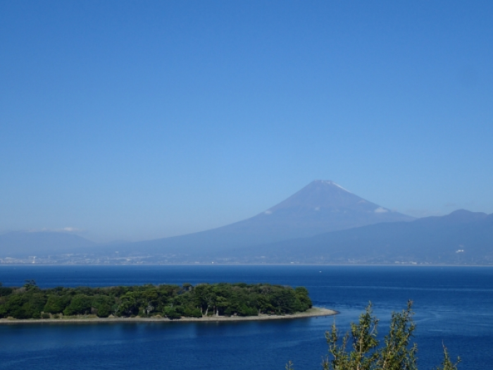 富士山見えましたよ～ 大瀬崎、いい景色～！